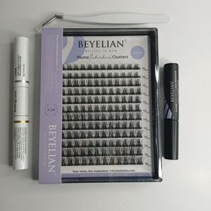 BEYELIAN Easy‎ Lash DIY Kit 144 pc, Lash Bond Seal, Cluster Lash Remover New